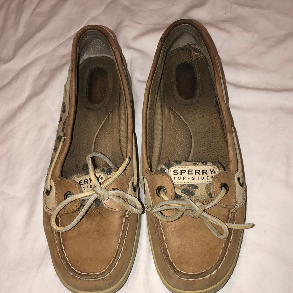 Tan Sperry Shoes